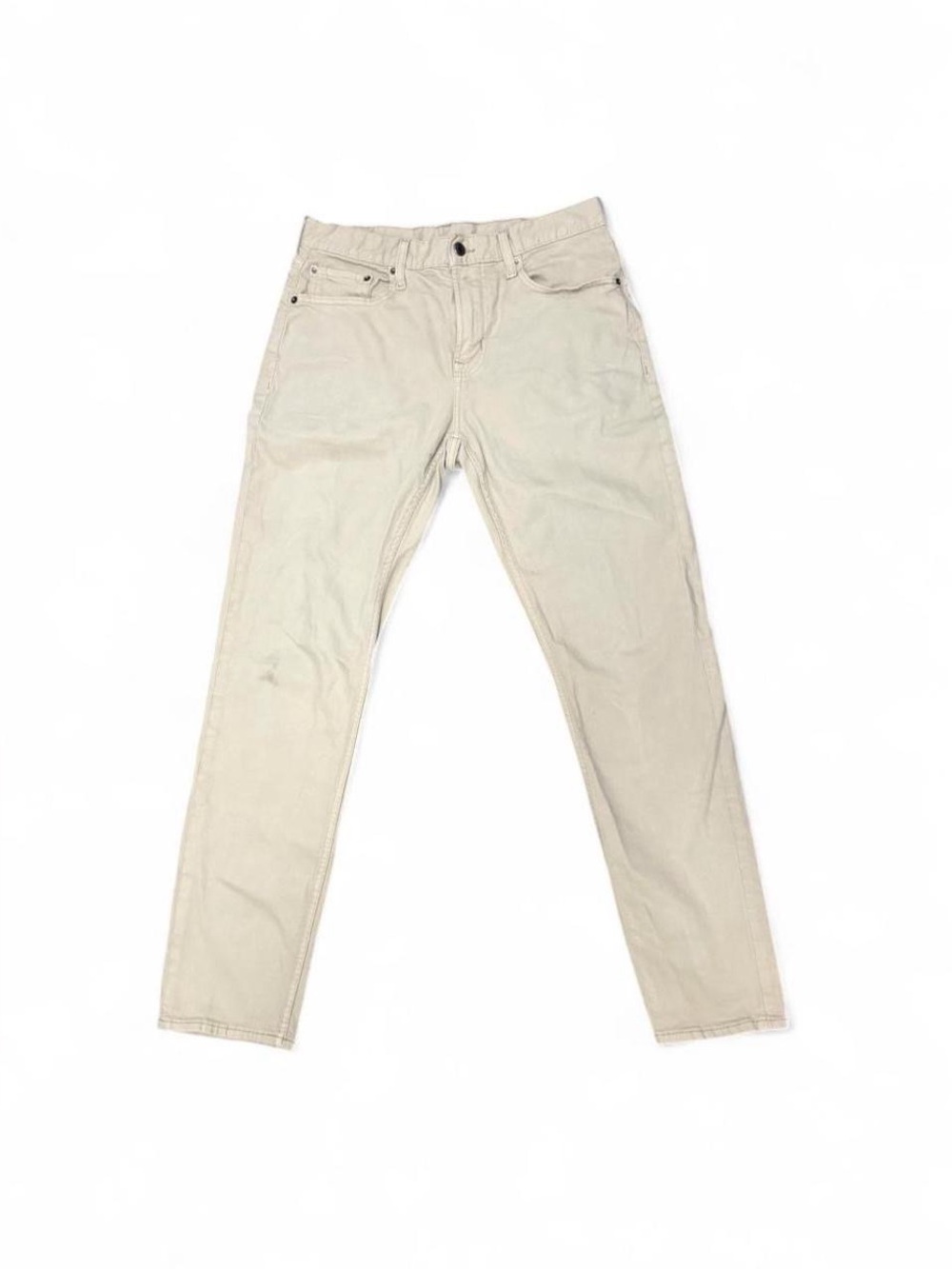 Old Navy Beige Straight Leg Jeans Men’s 33x32 Khaki Cream Normcore Y2K